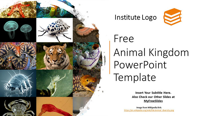 Free Animal Kingdom PowerPoint Template : MyFreeSlides
