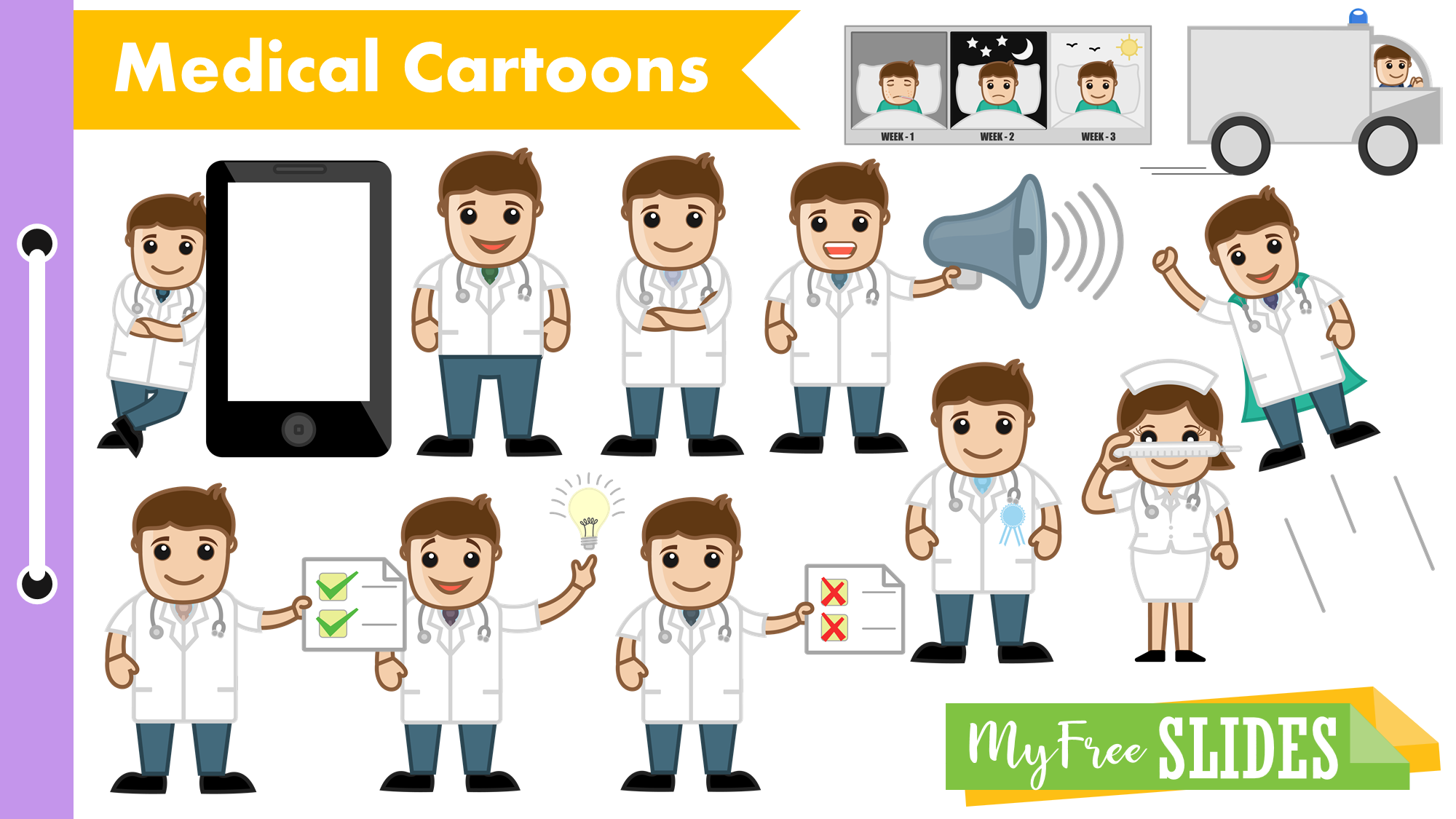 Cartoon Doctor For Google Slides
