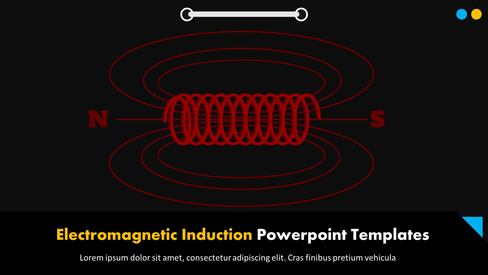 Free Electromagnetic Induction PowerPoint Template : MyFreeSlides