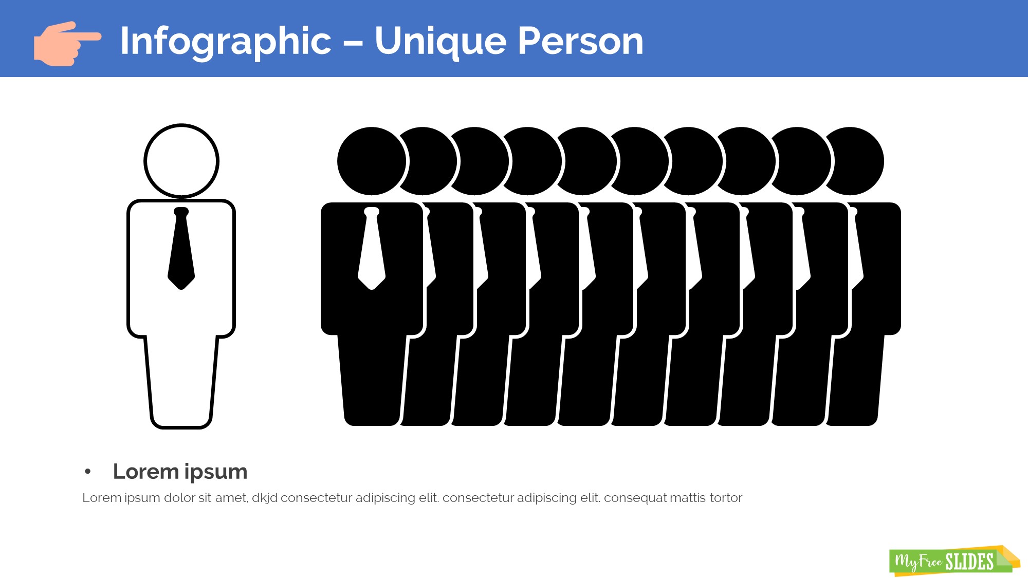 Unique Person Infographic
